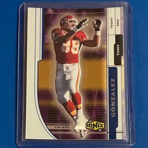 Tony Gonzalez #29 2000 Upper Deck Ionix Football Trading Card